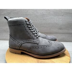 Madden Steve By Madden Gray Suede Booties US 8